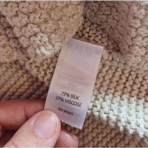 J. Jill | Silk Knit Sleeveless Cardigan XL - Picture 6 of 7